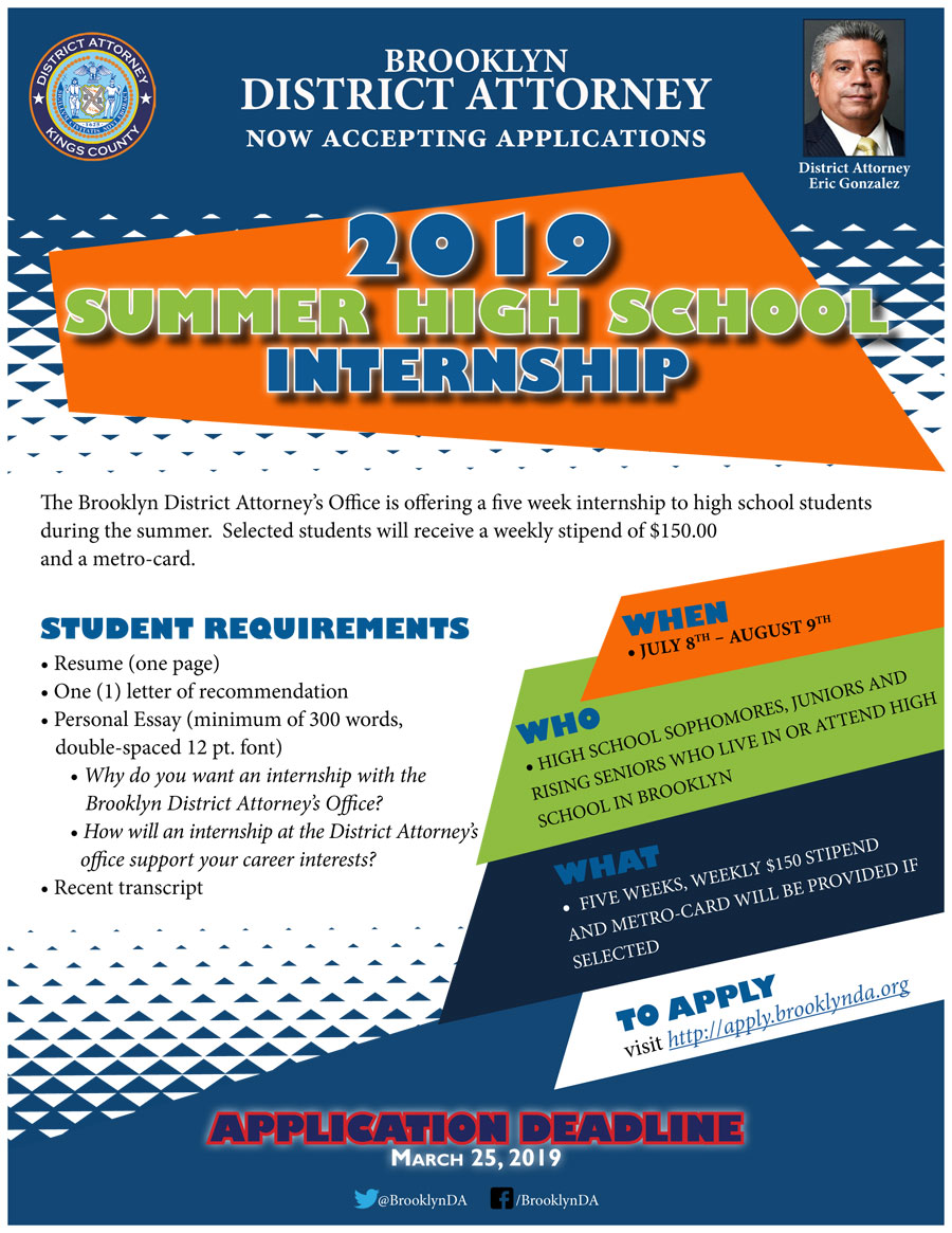 Internships The Brooklyn District Attorneys Office